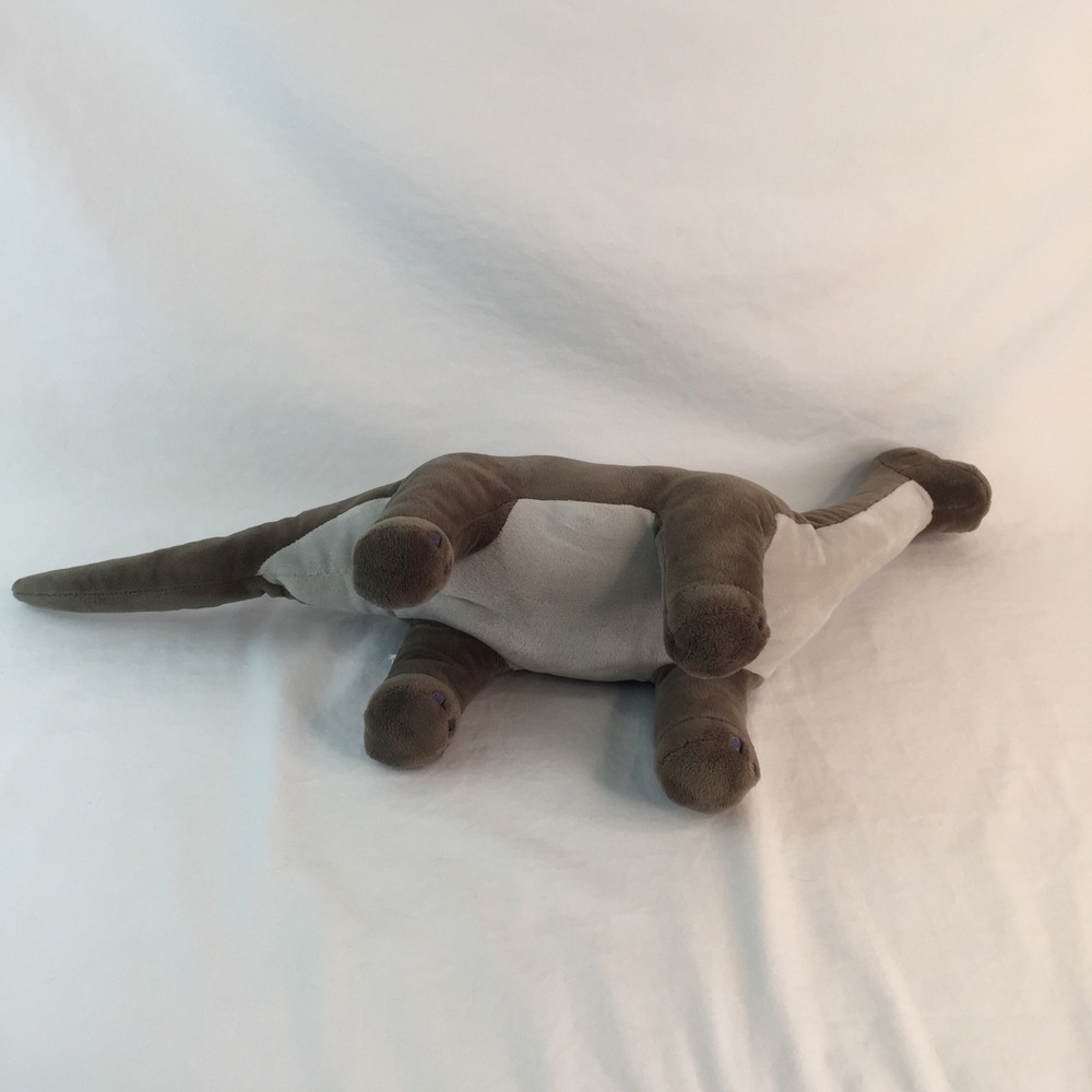 IKEA JATTELIK Dinosaur Plush Set 18" Green Stegosaurus 22" Brown Brontosaurus - Picture 9 of 13